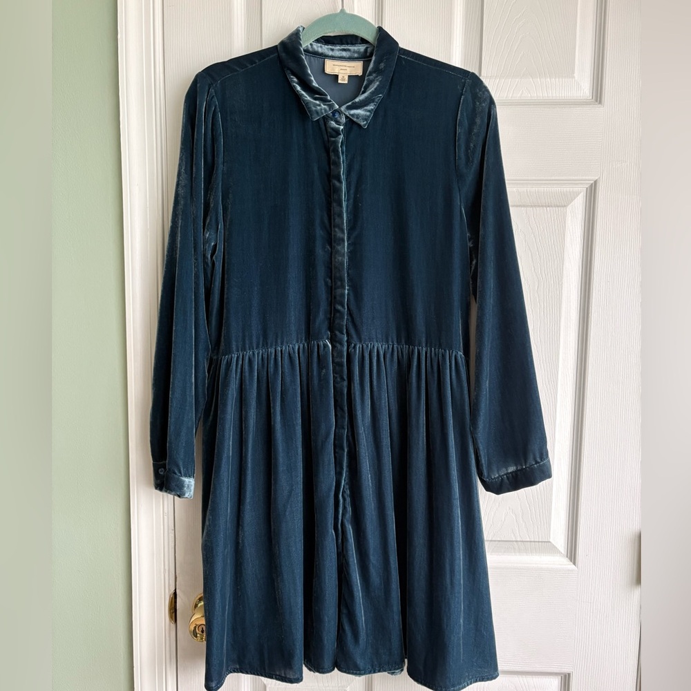 Moulinette Soeurs Midnight Velvet Shirt